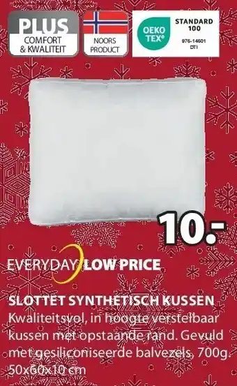 Jysk Slottet synthetisch kussen aanbieding