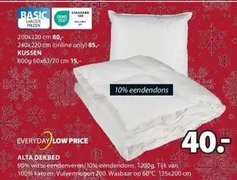 Jysk Alta dekbed aanbieding