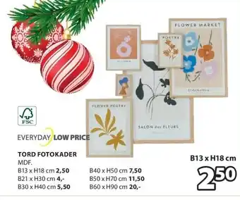 Jysk Tord fotokader aanbieding