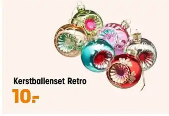 Kwantum Kerstballenset retro aanbieding