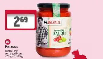 Delhaize Pastasaus aanbieding