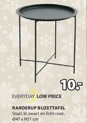 Jysk Randerup bijzettafel aanbieding