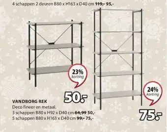 Jysk Vandborg rek aanbieding