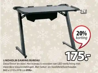 Jysk Lindholm gaming bureau aanbieding