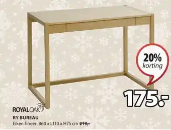 Jysk Ry bureau aanbieding