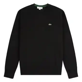 Plutosport Lacoste cotton crew neck sweater heren aanbieding