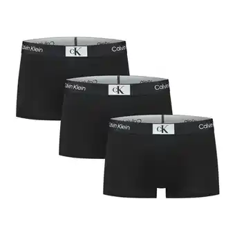 Plutosport Calvin klein low rise trunk boxershorts heren (3-pack) aanbieding