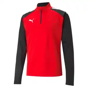 Puma teamliga 1/4 zip trainingssweater heren