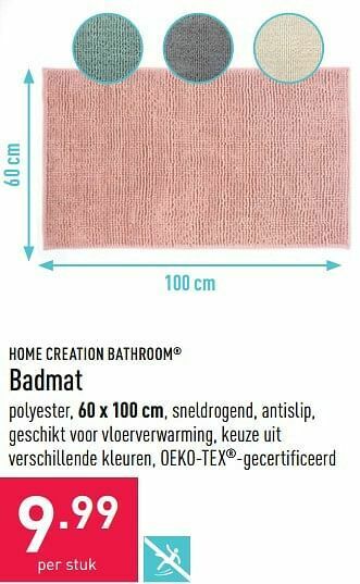 ALDI Badmat aanbieding