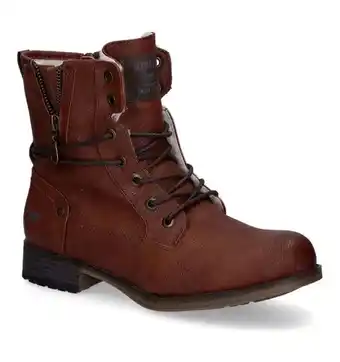 Mustang cognac bottines