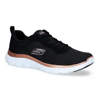 Skechers flex appeal 4.0 zwarte sneakers