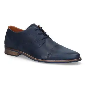 Bullboxer blauwe geklede veterschoenen