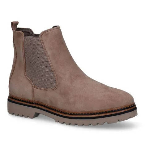 Torfs Tamaris taupe chelsea boots aanbieding