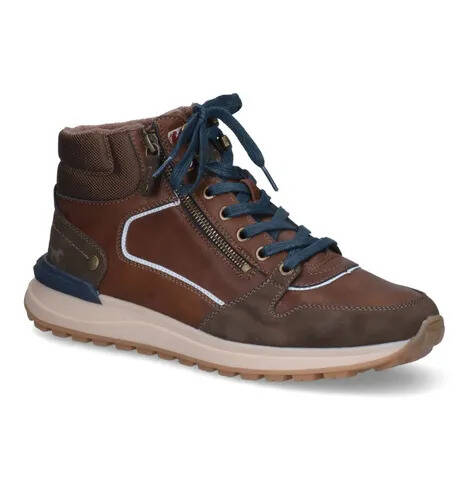Torfs Mustang bruine hoge schoenen aanbieding