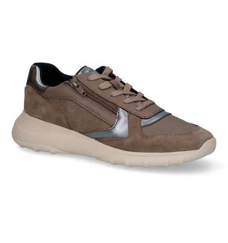 Torfs Geox alleniee taupe sneakers aanbieding