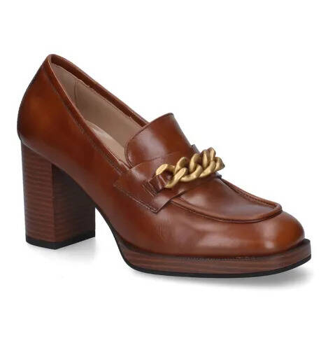Torfs Nerogiardini cognac pumps aanbieding