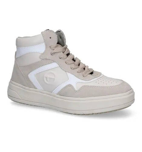 Torfs Tamaris beige hoge sneakers aanbieding