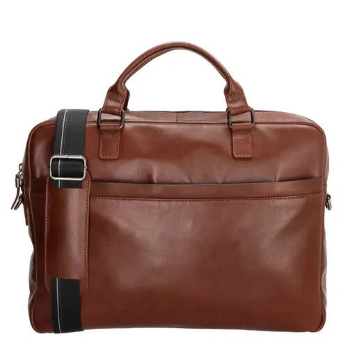 Travelbags Micmacbags le mans laptoptas 15 cognac aanbieding