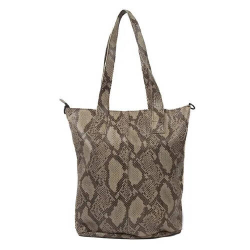 Travelbags Bear design juul shopper snake brown damestas aanbieding
