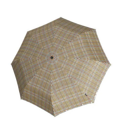 Travelbags Knirps t.760 stick automatic paraplu check beige aanbieding