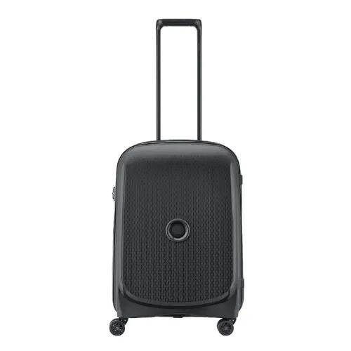 Travelbags Delsey belmont plus 4 wheel cabin trolley 55 black harde koffer aanbieding