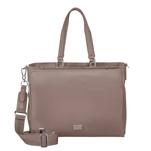 Travelbags Samsonite be-her shopping bag 14.1 antique pink aanbieding