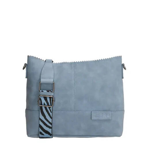 Travelbags Zebra trends merel crossover ijsblauw damestas aanbieding