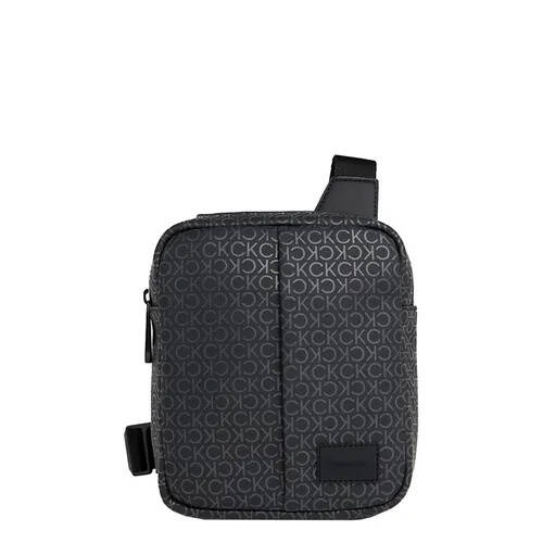 Travelbags Calvin klein rubberized conv repo black uv mono herentas aanbieding