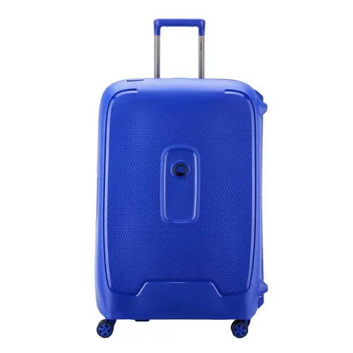Travelbags Delsey moncey 4 wheel trolley 76 blue harde koffer aanbieding