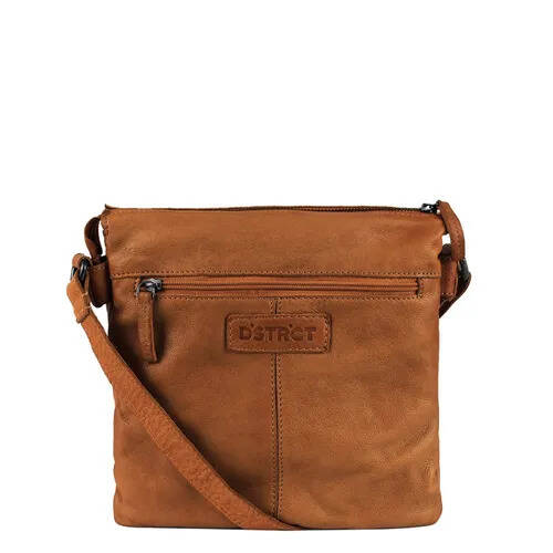 Travelbags Dstrct harrington road crossbody cognac damestas aanbieding