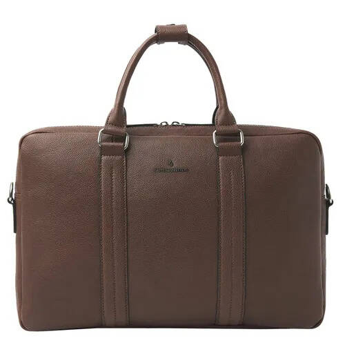 Travelbags Castelijn & beerens martin laptoptas 15.6 donkerbruin aanbieding