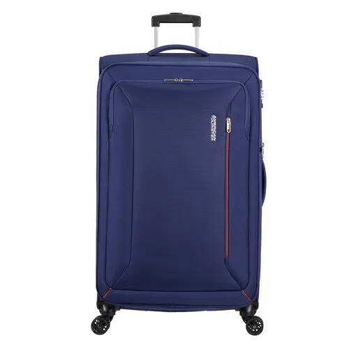 Travelbags American tourister hyperspeed spinner 80 tsa exp combat navy zachte koffer aanbieding
