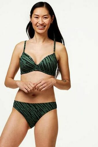 HEMA HEMA Dames Bikinibroekje - Zebra Legergroen (legergroen) aanbieding