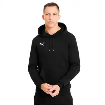 Puma teamgoal 23 casuals hoodie zwart