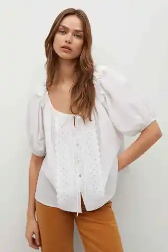 Mango blouse - wit
