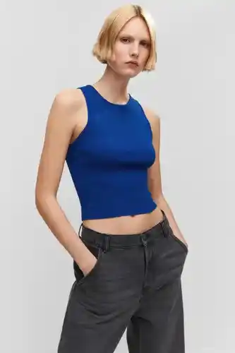 Mango top - blauw