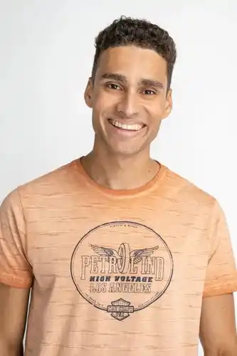 Petrol industries t-shirt - oranje