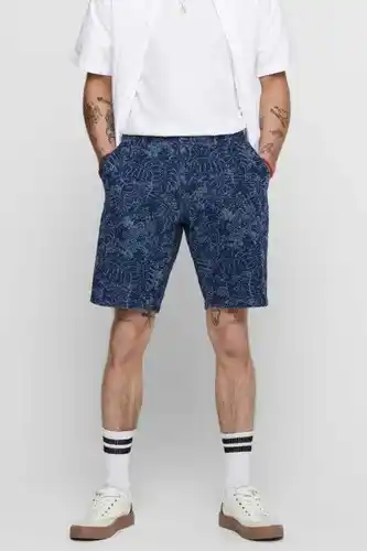 ZEB Only & sons short - light blue denim aanbieding