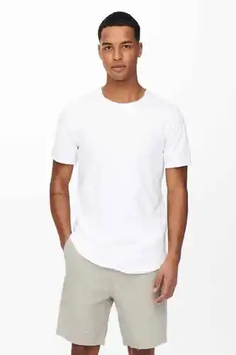 ZEB Only & sons short - grijs aanbieding