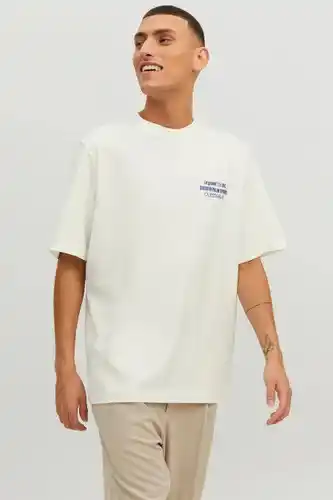 ZEB Originals by jack jones t-shirt - wit aanbieding