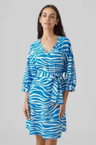 ZEB Vero moda kleedje - blauw aanbieding