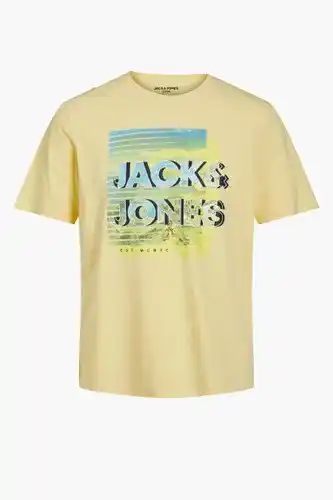 ZEB Core by jack & jones t-shirt - geel aanbieding