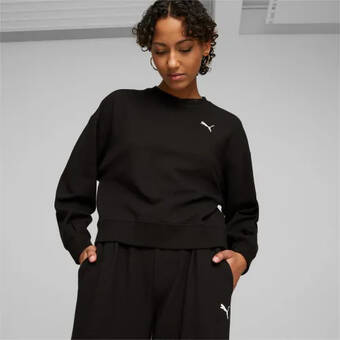 Puma Puma her sweatshirt voor dames, zwart aanbieding