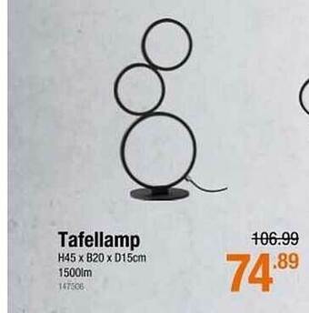 Cevo Tafellamp aanbieding