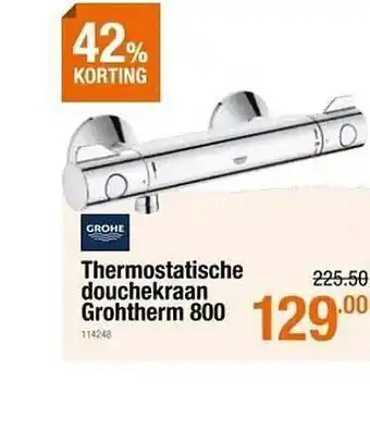 Thermostatische Douchekraan Grohtherm