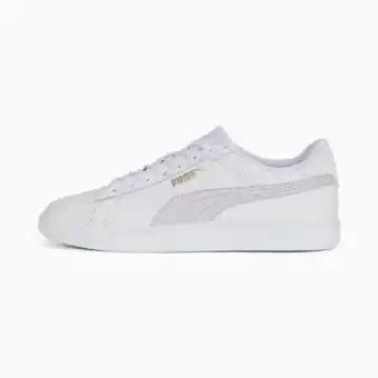 Puma smash 3.0 l sneakers voor dames, goud/roze/wit