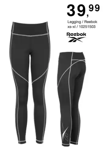 Bristol Reebok Legging xs-xl aanbieding