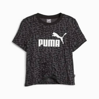 Puma Puma ess+ animal t-shirt, zwart aanbieding