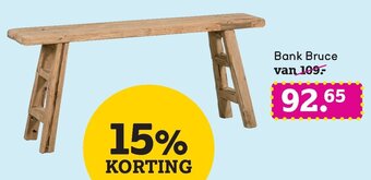 Leen Bakker Bank Bruce aanbieding