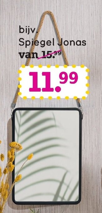 Leen Bakker Spiegel Jonas aanbieding